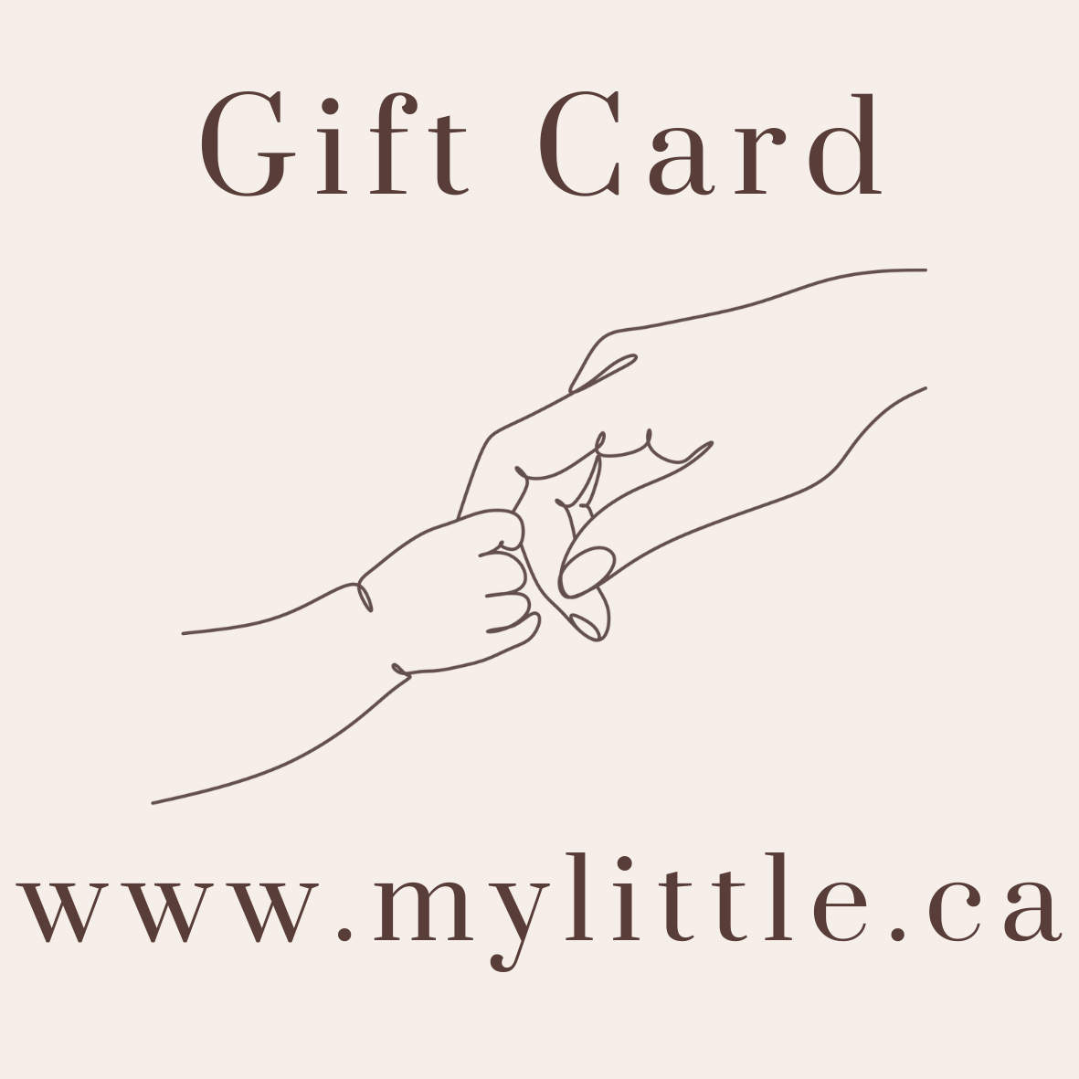 My Little Gift Card