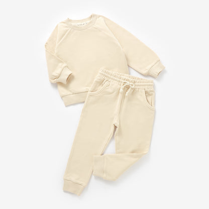 The Rue Jogger Set - Cream