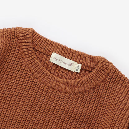 The Sutton Knit Sweater - Cinnamon