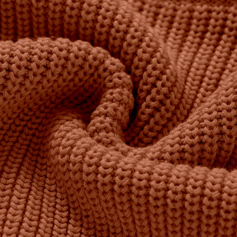 The Sutton Knit Sweater - Cinnamon