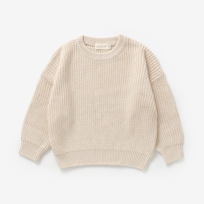 The Sutton Knit Sweater - Cream