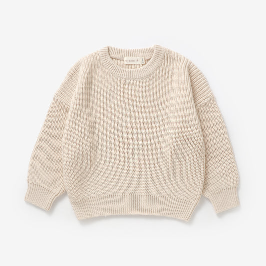 The Sutton Knit Sweater - Cream