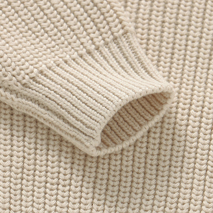 The Sutton Knit Sweater - Cream