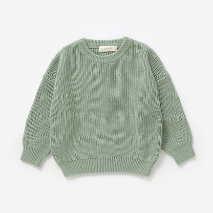 The Sutton Knit Sweater - Sage