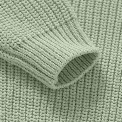 The Sutton Knit Sweater - Sage